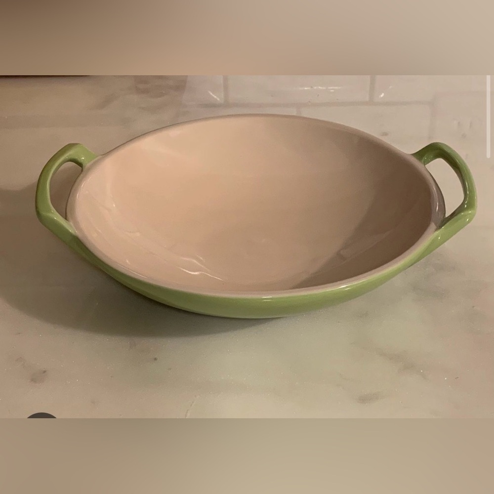 Le Creuset Wok Bowl in Palm Green